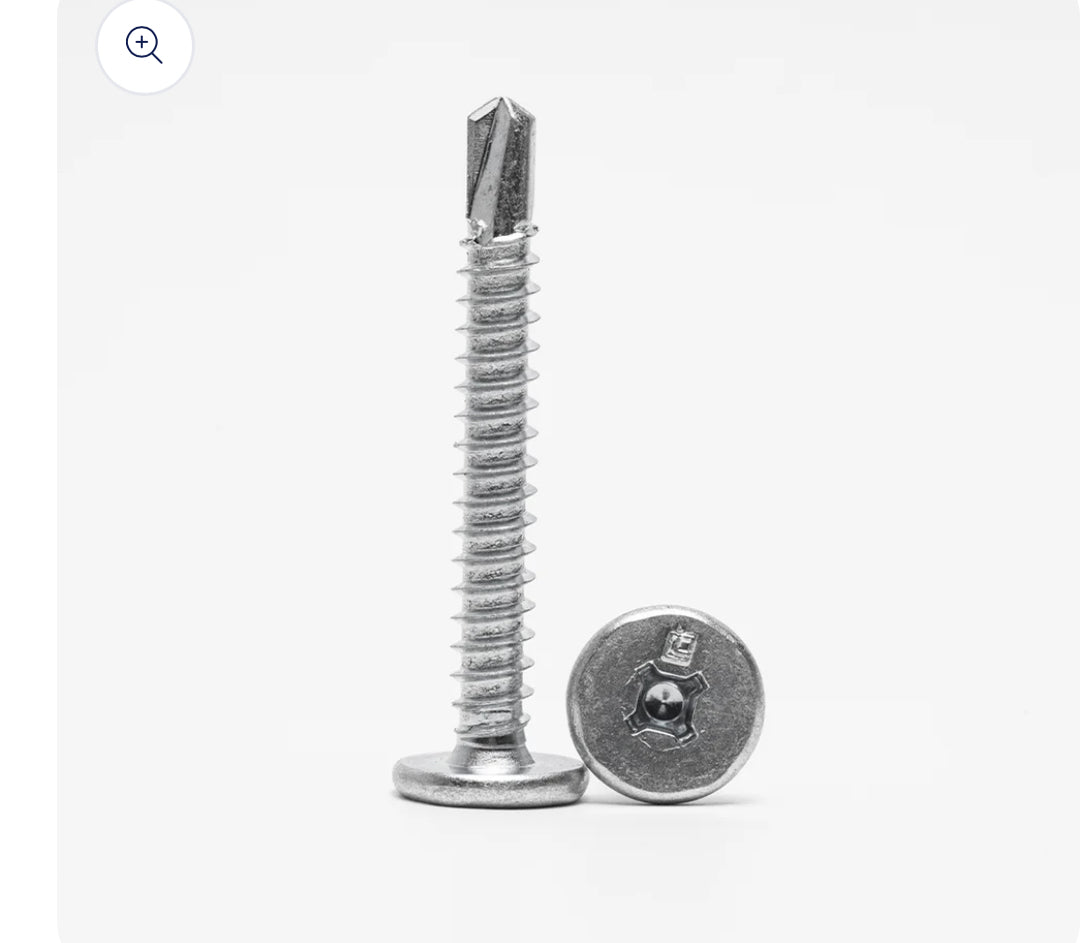Stainless Steel Pancake 1" Self Drillers - Metal Specialist, LLCStainless Steel Pancake 1" Self DrillersMetal Specialist, LLCMetal Specialist, LLCStainless Steel Pancake 1" Self Drillers